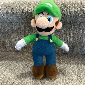 Super Mario Bros Nintendo Luigi Plush Plushie